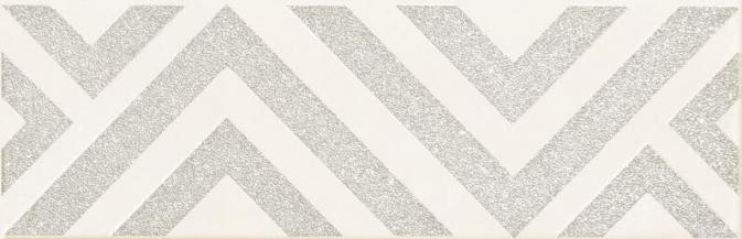 Tubądzin Domino  Dekor Burano Bar White C 23,7x7,8