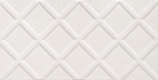 Tubądzin Domino  Płytka ścienna Idylla White STR 60,8x30,8