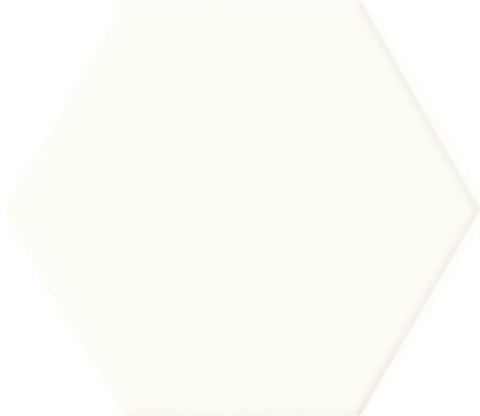 Płytki ścienne heksagony białe Burrano White Hex 11 x 12,5 cm Domino