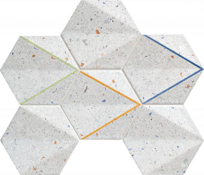 Tubądzin Mozaika ścienna Dots Grey 29,8x22,1