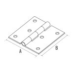 MARK KYRC  ZAWIAS SPLATANY 40X45X1,2MM ZS45