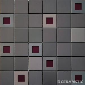 Mozaika Szklano  Metalowa Jazz Black MSM24 32x32 