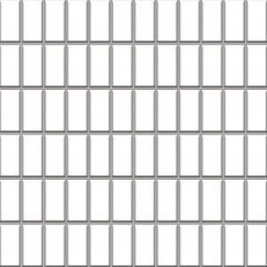 Paradyż Mozaika Prasowana Altea Bianco (K.2,3x4,8) 29,8x29,8