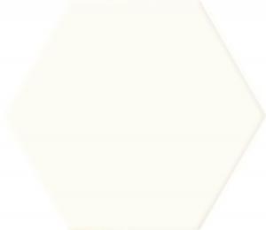 Płytki ścienne heksagony białe Burrano White Hex 11 x 12,5 cm Domino