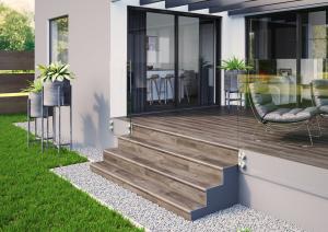 Stopnica płytka  Vshape Mattina Beige 32x120,2