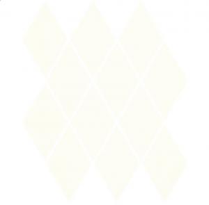 Paradyż Uniwersalna Mozaika Prasowana Romb Pillow Bianco 20,6x23,7