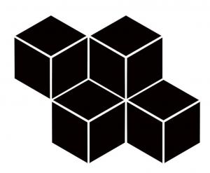 Paradyż Uniwersalna Mozaika Prasowana Romb Hexagon Nero 20,4x23,8