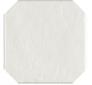 Gres szkliwiony Modern Bianco Struktura Octagon 19,8 x 19,8 cm Paradyż