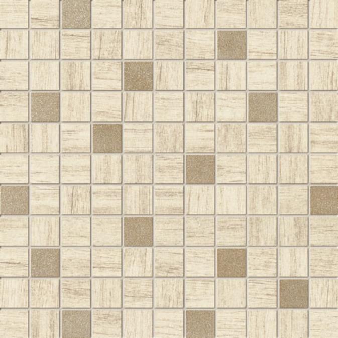 Tubądzin Domino  Mozaika ścienna Pinia beż 30x30