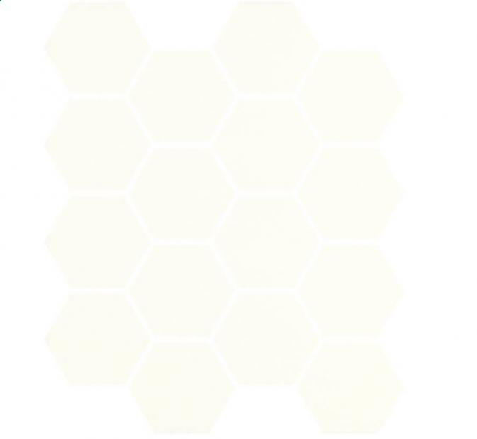 Paradyż Uniwersalna Mozaika Hexagon Bianco 22x25,5